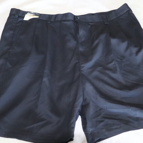 Men's Shorts 48 9" inseam Pleated Front Roundtree & Yorke Comfortable 3 Pairs - Picture 5 of 10